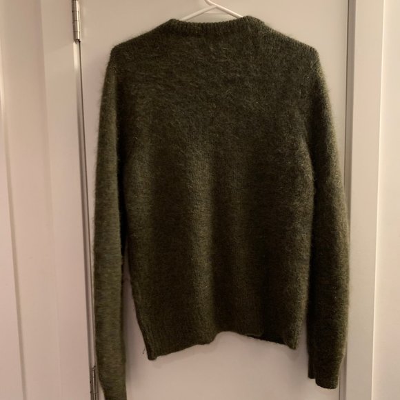 Rare CHLOE SEVIGNY for OPENING CEREMONY Green Mohair Cardigan - Picture 3 of 10